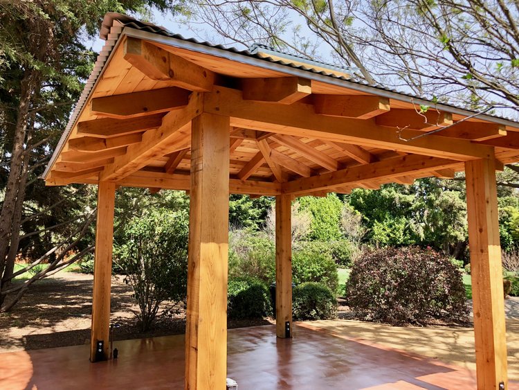 Outdoor structures including gazebos, arbors, trellis, pergolas, and patio covers by Chico CA contractor